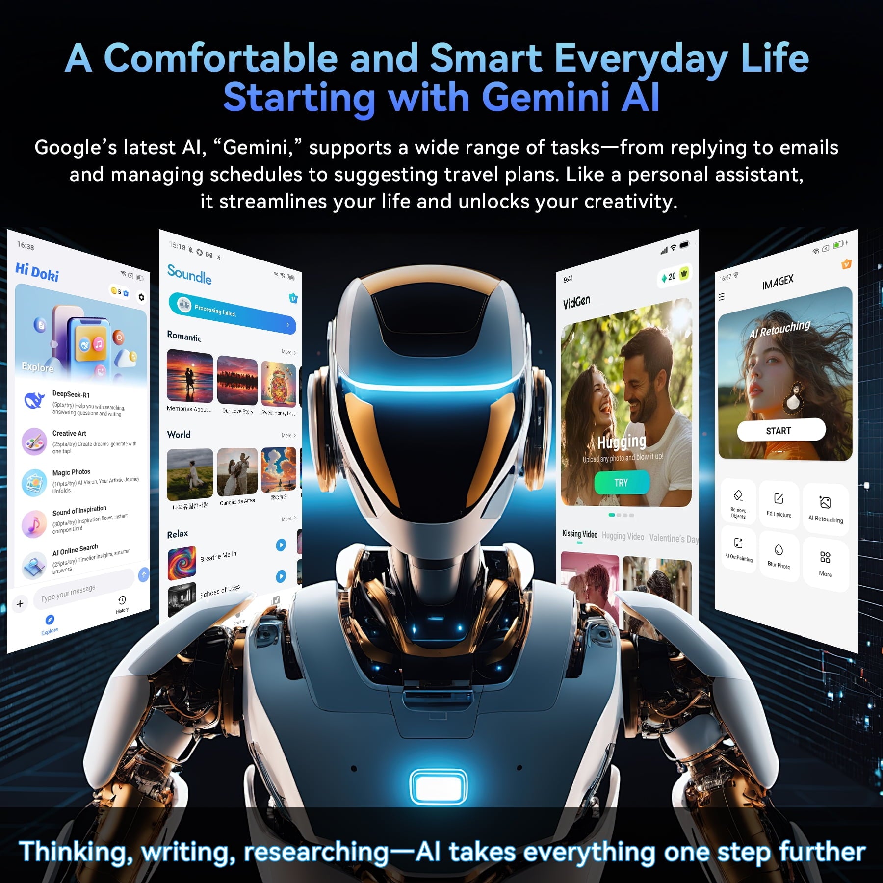 Tablet 2026 Android 16 AI Tablet with Gemini AI, 11 Inch FHD Display, 24GB RAM 128GB ROM /2TB TF, T7250 CPU+13MP Camera, 8000mAh, Widevine L1, 2 in 1 Tablets with Keyboard Mouse Stylus, Blue