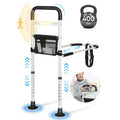 Doulami Bed Rails for Elderly Adults, Adjustable Assist Beds Rail for Senior with Storage Pocket & Motion Light