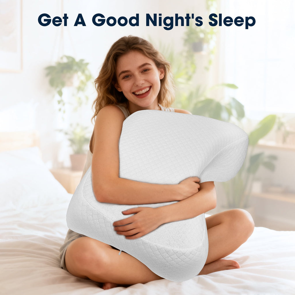 Side Sleeper Pillow, Arm Pillow, Ergonomic Cervical Pillow for Neck, Shoulder & Rotator Cuff Pain Relief